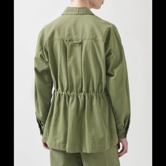 NWOT ATM Anthony Thomas Melillo Ripstop Cotton Cargo Field Jacket Green Size M/L - Picture 13 of 15